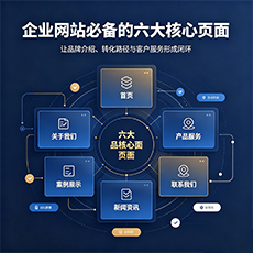 荆门建站-企业网站必备的六大核心页面