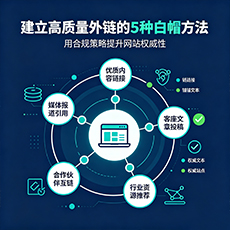 荆门建站-建立高质量外链的5种白帽方法